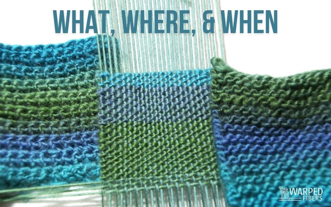 The Difference Between Weaving, Knitting, and Crochet - Warped Fibers