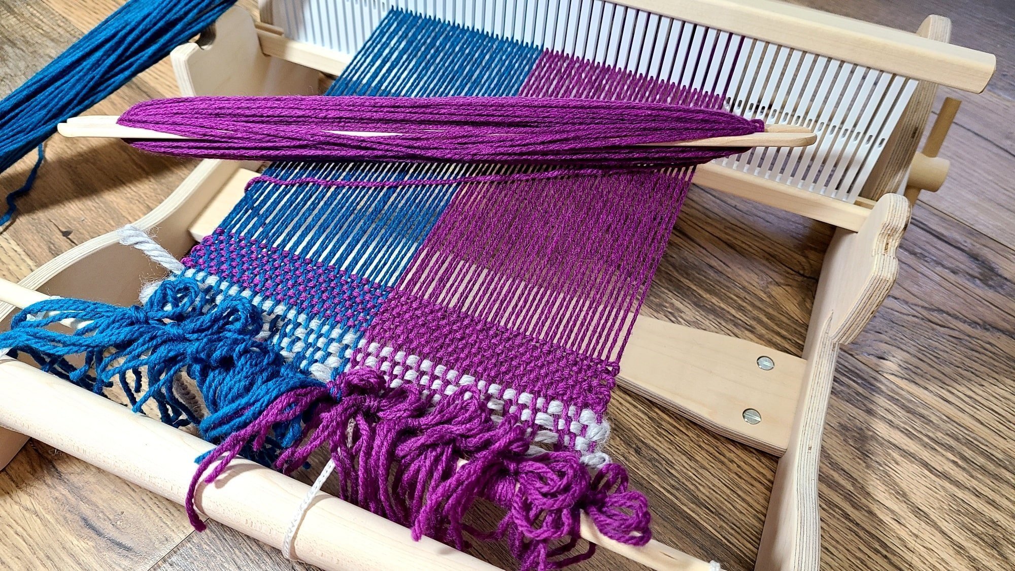 Schacht Cricket Rigid Heddle Loom Review - Warped Fibers