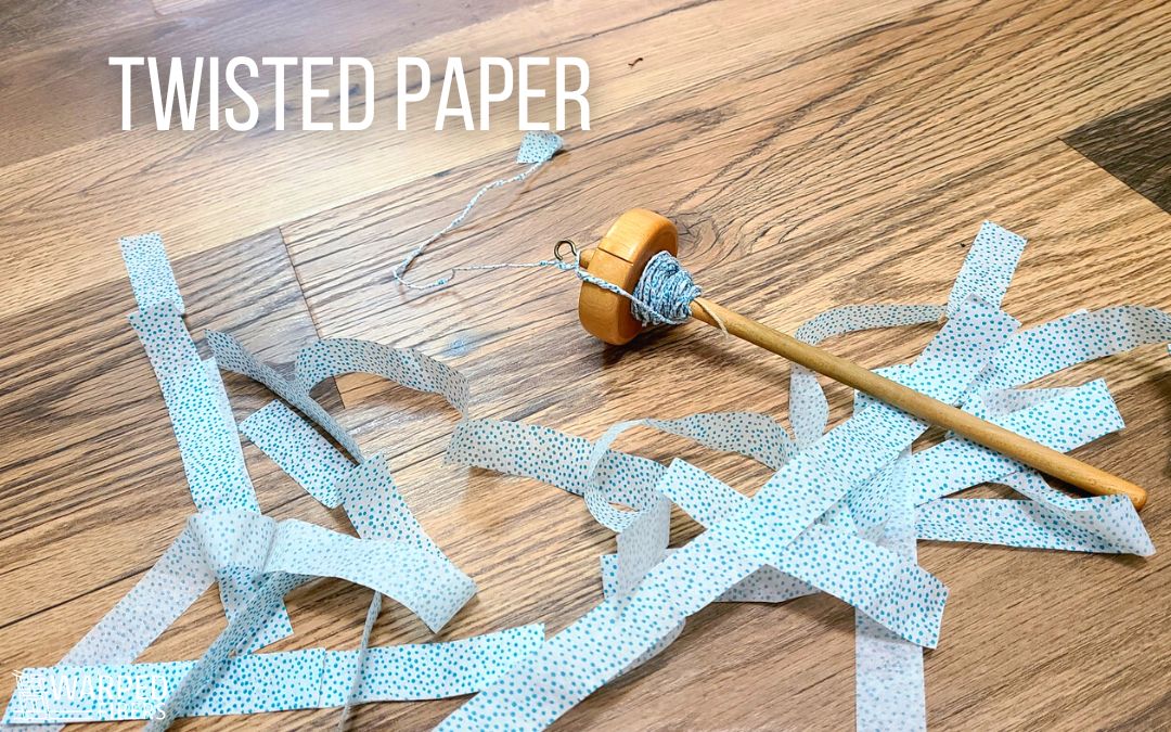 How To Make Paper Yarn - Warped Fibers